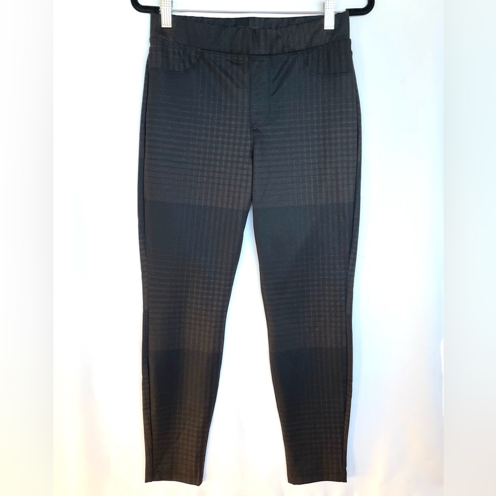 Anthropologie x Sanctuary Ponte Pants Women’s Pull-On Plaid Runway Leggings SP